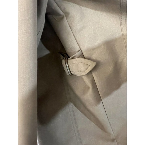 Vintage London Fog Military Field Style Safari Jacket Tan Zip Mens 40 Tan Rain - Picture 7 of 9